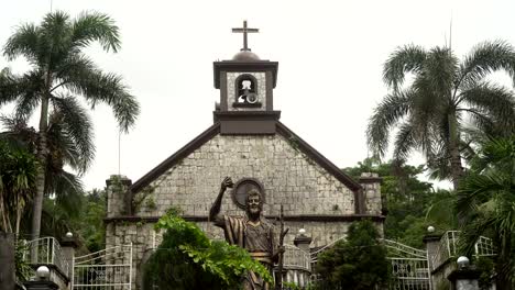 Catholic-Church-with-palm-trees