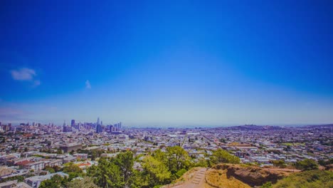 Tiempo-transcurrido---vista-panorámica-de-la-ciudad-de-San-Francisco---4K