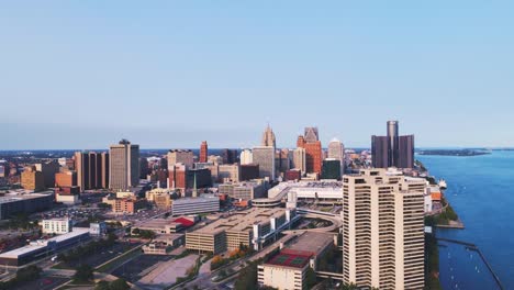 Detroit-aerial-cityscape