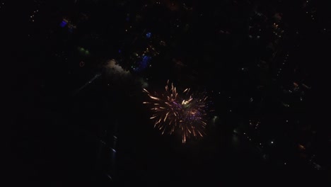 Flying-Around-Fireworks