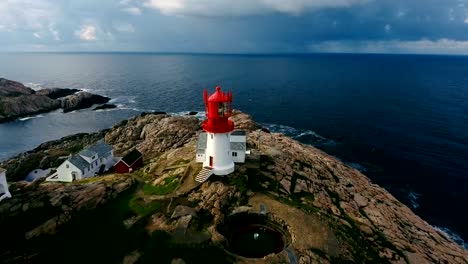 Lindesnes-Ex-República-Yugoslava-de-Faro,-Noruega