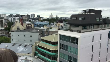 Panoramic-aerial-view-of-Auckland-city-urban-landscape