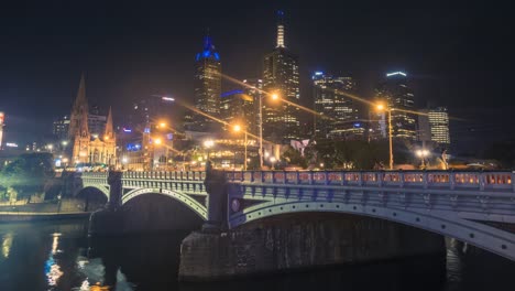 Timelapse-Melbourne-at-night