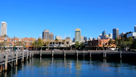 Panning-shot-of-Sydney-city-(4K/UHD-to-HD)