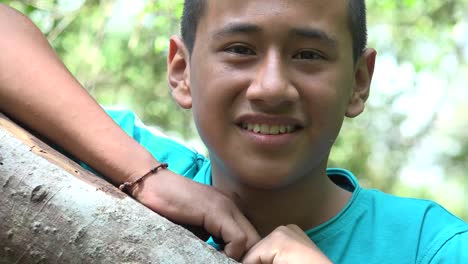 Teenage-Boy-Smiling-Outdoors