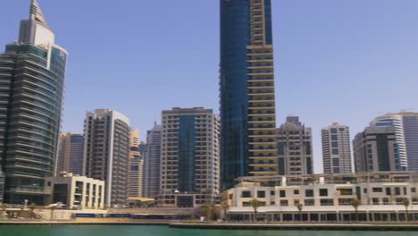 uae-dubai-marina-gulf-bay-day-light-cafes-panoramic-view-4k