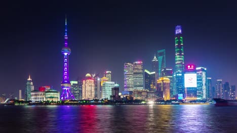 china-night-illumination-famous-shanghai-city-bay-panorama-4k-time-lapse