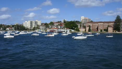 Landschaft-und-Seelandschaft-Panoramablick-von-Manly-Australien