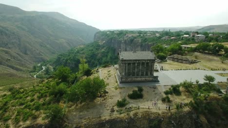 Ancient-Garni-Pagan-Temple,-the-hellenistic-temple-in-Republic-of-Armenia.