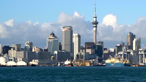 City-center-of-Auckland,-New-Zealand