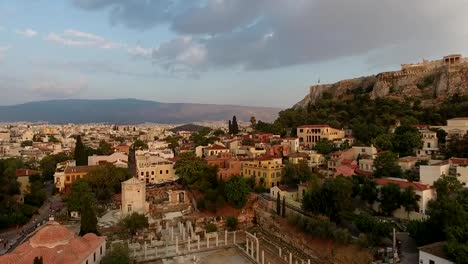 Drone-Shot-Of-Acropolis