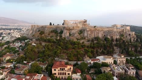 Drone-Shot-Of-Acropolis