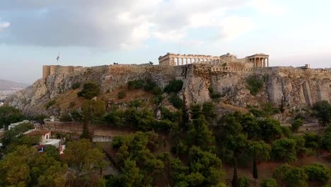 Drone-Shot-Of-Acropolis