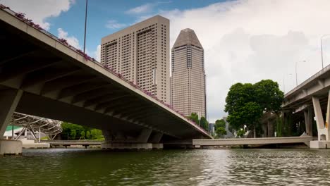 Singapore-Marina-Bay-Wandern-Panorama-4k-Zeitraffer