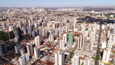 Antena-ciudad-vista-de-Ribeirao-Preto,-Sao-Paulo,-Brasil