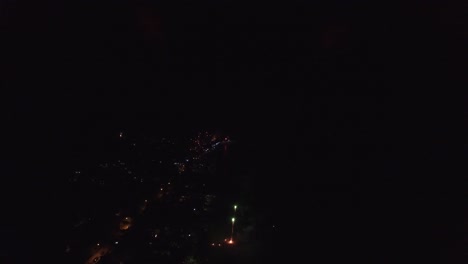 Flying-Around-Fireworks