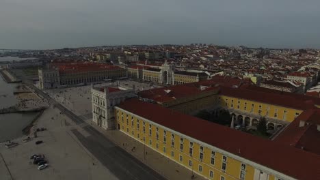 Aerial-View-of-Lisbon,-Portugal