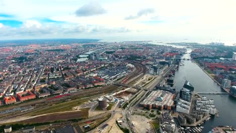 Vista-aérea-de-ciudad-en-Copenhague