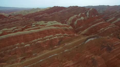 Luftaufnahme-von-Zhangye-nationaler-Geopark-von-China