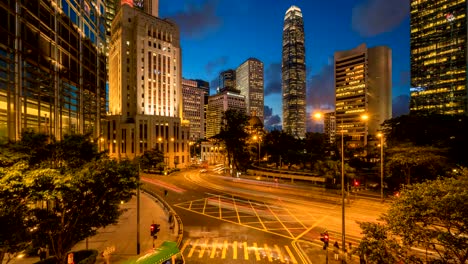 4K-Time-Lapse-:-Hong-Kong-Business-area