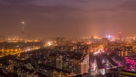 Day-to-Night-Time-Lapse-China-Cityscape