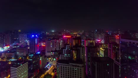 china-night-light-shenzhen-city-up-to-down-panorama-4k-time-lapse