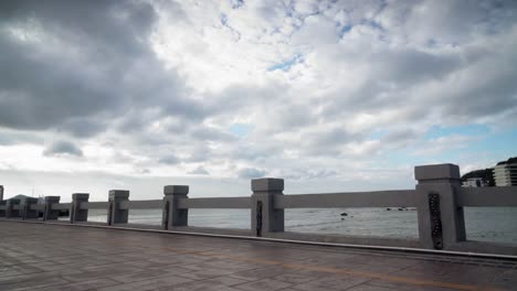 Girl-is-running-near-sea