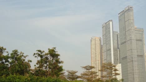 day-time-hong-kong-kowloon-icc-building-cityscape-walking-panorama-4k-china