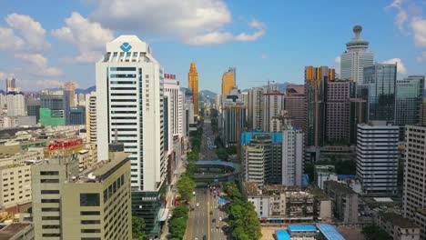 china-sunny-day-shenzhen-cityscape-traffic-road-aerial-panorama-4k