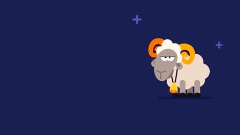 Ram-and-Flickering-Stars-Funny-Animal-Character-Chinese-Horoscope