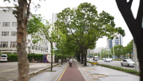 day-time-zhuhai-city-sidewalk-panorama-4k-china