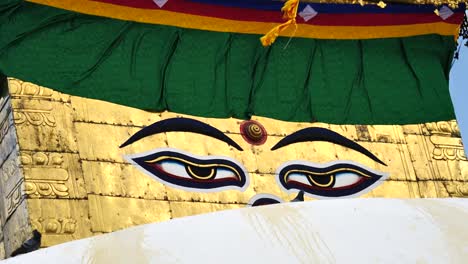 Swayambhunath-stupa-Eye-Buddha-Kathmandu