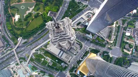 Aerial-View-of-Lujiazui-business-center,Shanghai.China