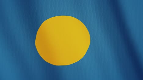 Palau-Flagge-winken-Animation.-Vollbild.-Symbol-des-Landes