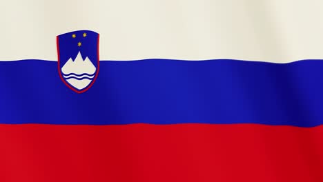 Slovenia-flag-waving-animation.-Full-Screen.-Symbol-of-the-country