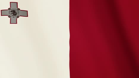 Malta-flag-waving-animation.-Full-Screen.-Symbol-of-the-country