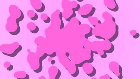 abstrakt-malen-Splatter-Style-Blobs-Cartoon-Motion-Hintergrund-Rosa