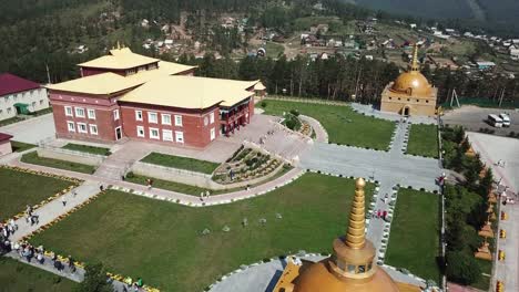 Luftaufnahme-der-Dazan-Rinpoche-Bagsha-in-Ulan-Ude