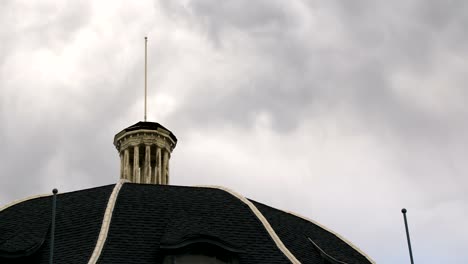 Classic-tower-on-dome-roof---4k-(time-lapse)