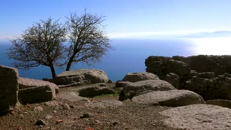 Assos,-Ruinen-der-alten-Stadt,-Behramkale,-Türkei