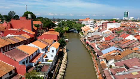 Aerial-view-of-Malacca-cityscape-at-daytime