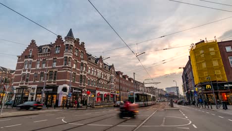 Lapso-de-tiempo-de-Países-Bajos-Rotterdam-4K,-timelapse-en-Delfshaven