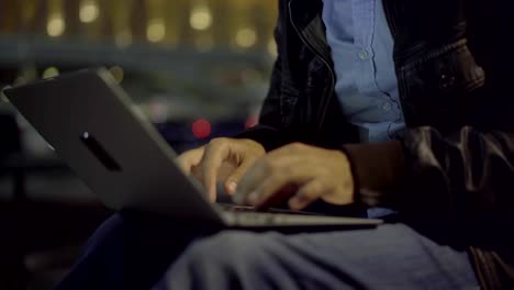 Young-Caucasian-freelancer-working-on-laptop