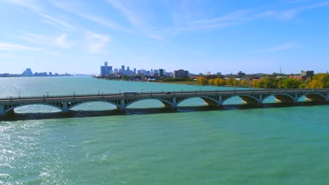 Belle-Isle-park-in-Detroit-,-Aerial-view