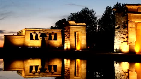 Debot-Temple-in-Madrid,-Spain.-Zoom