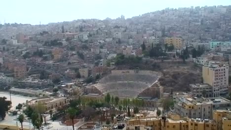 Jordanien-–-Amman-panorama-am-frühen-Morgen