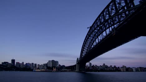 Harbour-Bridge-and-North-Sydney-(day-to-night)