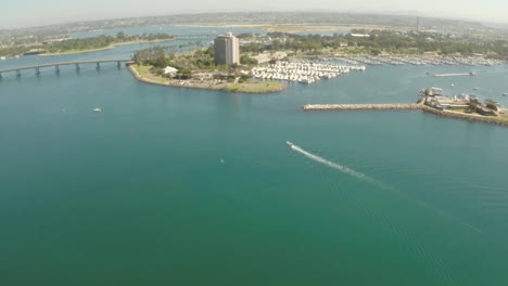 Aerial-Shot-of-Mission-Bay-in-San-Diego