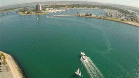 Aerial-Shot-of-Mission-Bay-in-San-Diego