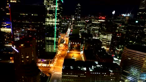 Lapso-de-tiempo-de-Toronto-por-la-noche